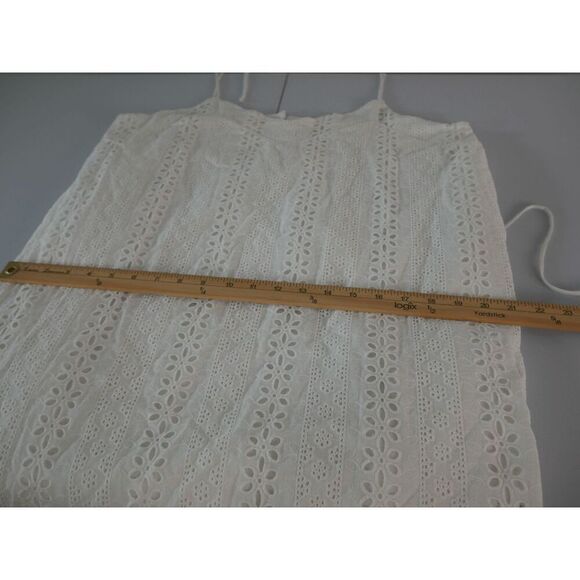 NWT TAHARI Women's 100% Cotton Lace Sundress Midi Dress L - Picture 11 of 12